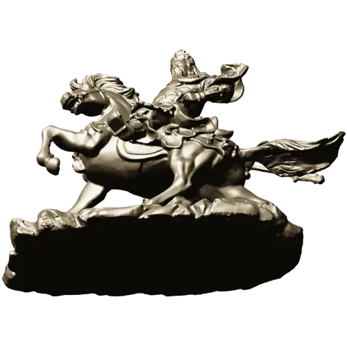 Gallant Rider - high-detail 3D STL model for CNC milling
