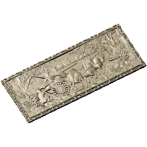 Triumphal Chariot Relief - high-relief STL 3D model for CNC