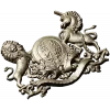 Royal Coat of Arms 3D STL model for CNC carving