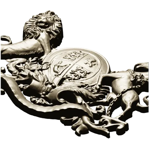 Royal Coat of Arms 3D STL model for CNC carving