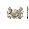 Royal Coat of Arms 3D STL model for CNC carving