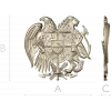 Armenian Coat of Arms STL 3D Relief for CNC