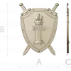 Герб "Законъ" - 3D модель STL для ЧПУ