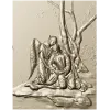 Гефсиманское моление - 3D модель STL панно для ЧПУ