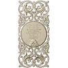 Golgotha Medallion Acanthus Panel - STL for CNC