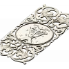 Golgotha Medallion Acanthus Panel - STL for CNC