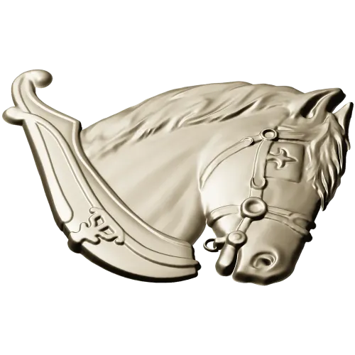 Голова лошади - STL 3D модель для ЧПУ