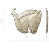 Голова лошади - STL 3D модель для ЧПУ