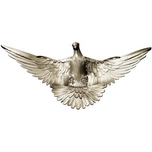 Soaring Dove Relief - 3D STL model for CNC milling