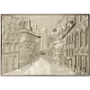 Городская аллея - панно в формате STL для ЧПУ