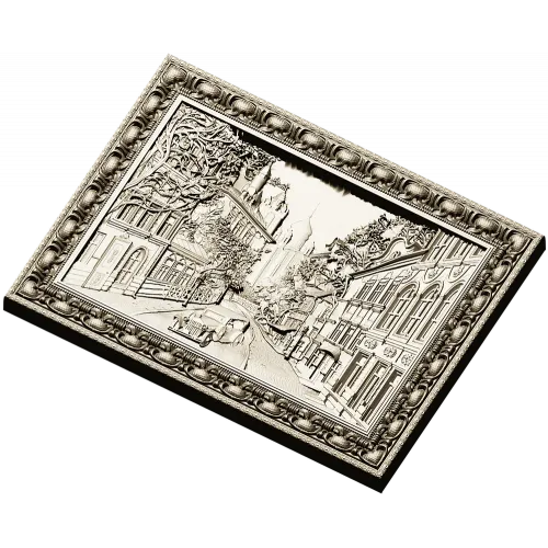 Vintage Boulevard - high-relief STL for CNC carving