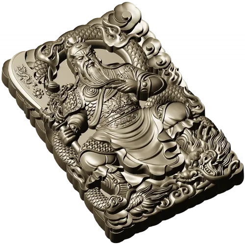 Гуан Гун - рельефная 3D модель в формате STL для ЧПУ