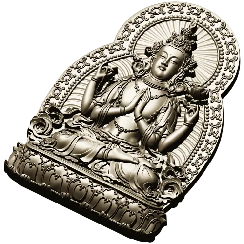 Compassionate Guanyin Relief STL 3D Model for CNC