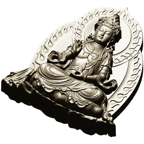 Guanyin Lotus Relief STL