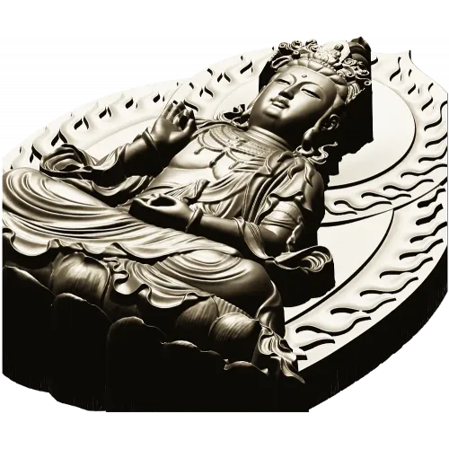 Guanyin Lotus Relief STL