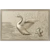 Рельефная панель "Лебединый причал" - 3D модель STL для ЧПУ