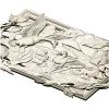 Geese on the Lake - high-relief STL panel for CNC