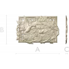 Geese on the Lake - high-relief STL panel for CNC