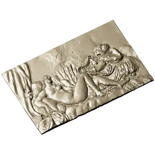 Dana bas-relief STL for CNC