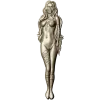 Нимфа-аппликация - детализированная 3D модель STL для ЧПУ