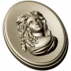 Овальный медальон с барельефом женщины - STL для ЧПУ