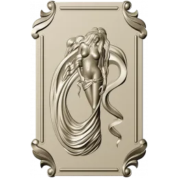 Нимфа в завитках