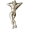 Стройная девушка в туфлях - 3D модель STL для ЧПУ