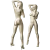 3D модель девушки в рельефе для ЧПУ - Грация