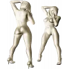 3D модель девушки в рельефе для ЧПУ - Грация