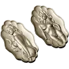 Медальон Флёр - высокорельефная 3D модель STL для ЧПУ