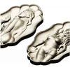 Медальон Флёр - высокорельефная 3D модель STL для ЧПУ
