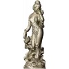 Нимфа в цветах - 3D модель STL для ЧПУ