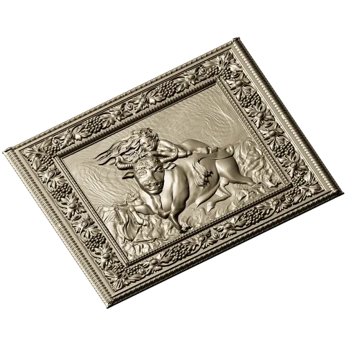 Maiden and the Bull - bas-relief STL for CNC