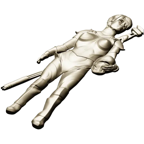 3D модель stl "Стражница" - фигурный рельеф для ЧПУ