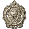 Regal Roar Cartouche - STL 3D model for CNC carving