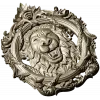 Regal Roar Cartouche - STL 3D model for CNC carving