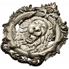 Regal Roar Cartouche - STL 3D model for CNC carving
