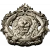 Regal Roar Cartouche - STL 3D model for CNC carving