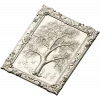 Tree relief panel STL for CNC milling - ornate framed tree