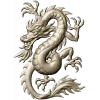Oriental Dragon Relief STL for CNC Milling