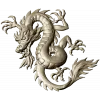 Oriental Dragon Relief STL for CNC Milling
