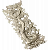 Dragon Cloud Relief STL for CNC Carving - High Relief Panel