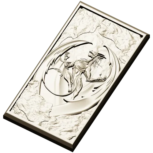 Dragon Ascendant - high-relief 3D model STL for CNC