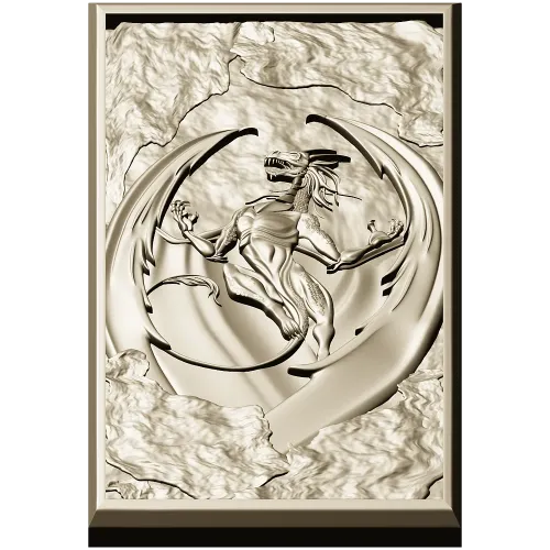 Dragon Ascendant - high-relief 3D model STL for CNC