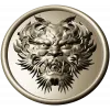 Dragon head medallion 3D STL for CNC