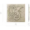 High-Relief Dragon Panel STL for CNC Milling