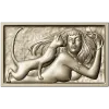Egyptian Reclining Lady with Cat - STL Relief for CNC