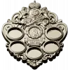 Imperial coin plaque 3D STL for CNC