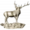 Гордый олень на скале - 3D модель STL для ЧПУ