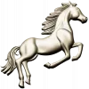 Рельефная 3D модель лошади в стойке - STL для ЧПУ